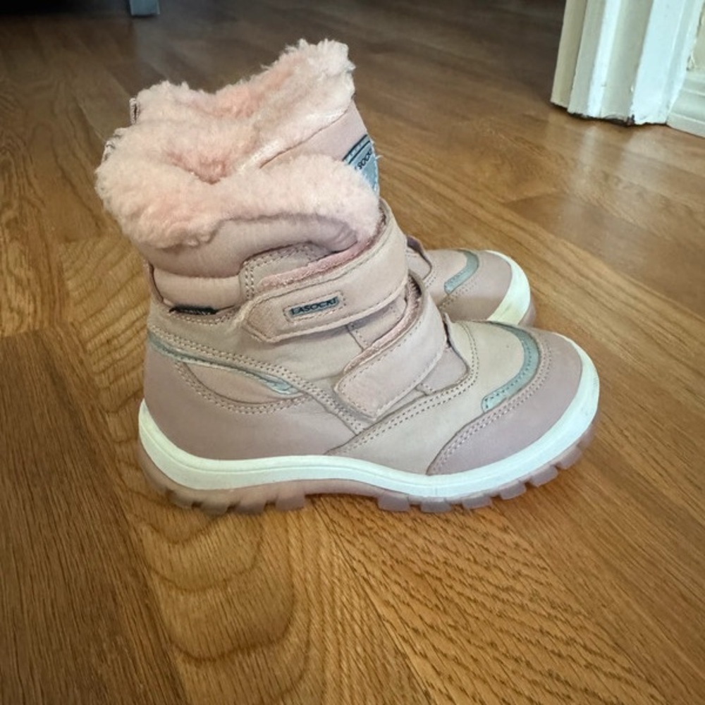 Kids Pink Winter leather boots Lasocki size 8